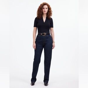 NEW Madewell Curvy 90s Straight Jeans size 26 Norman Wash high rise *hemmed*